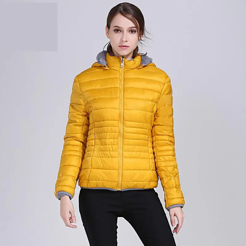 Повседневные женские куртки с капюшоном Осень-зима 2019 теплые пальто для девушек