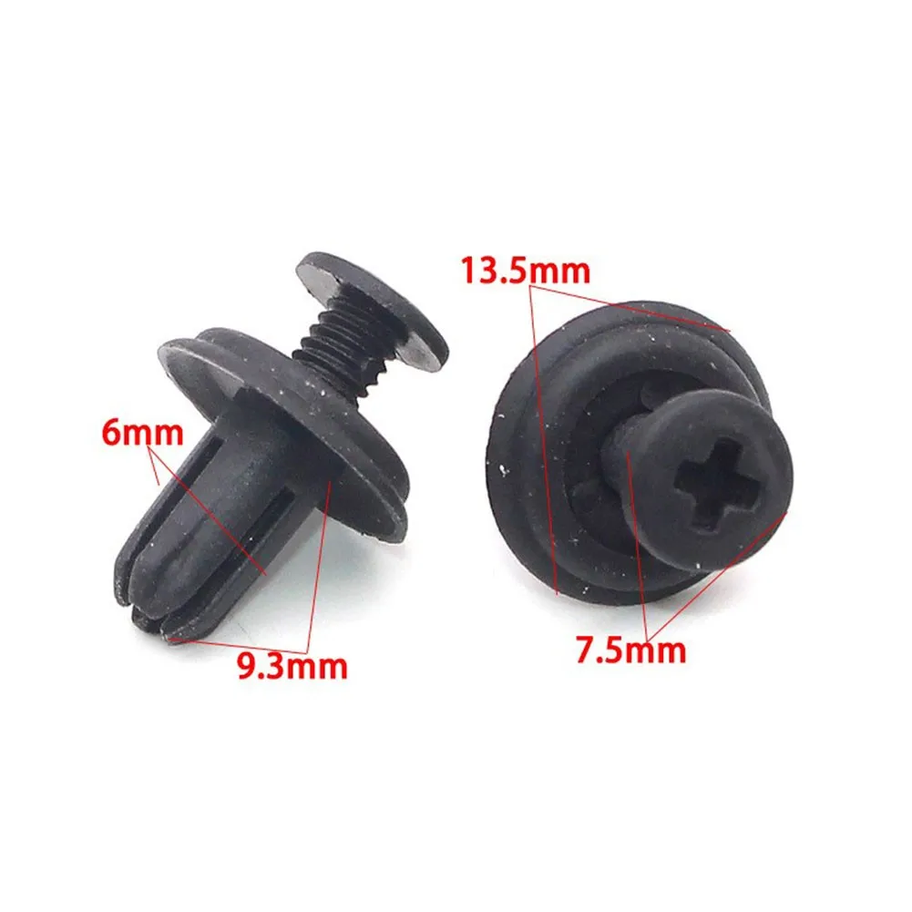 

20 шт., клипсы для подкладки автомобильных панелей Honda 90687-SB0-013
