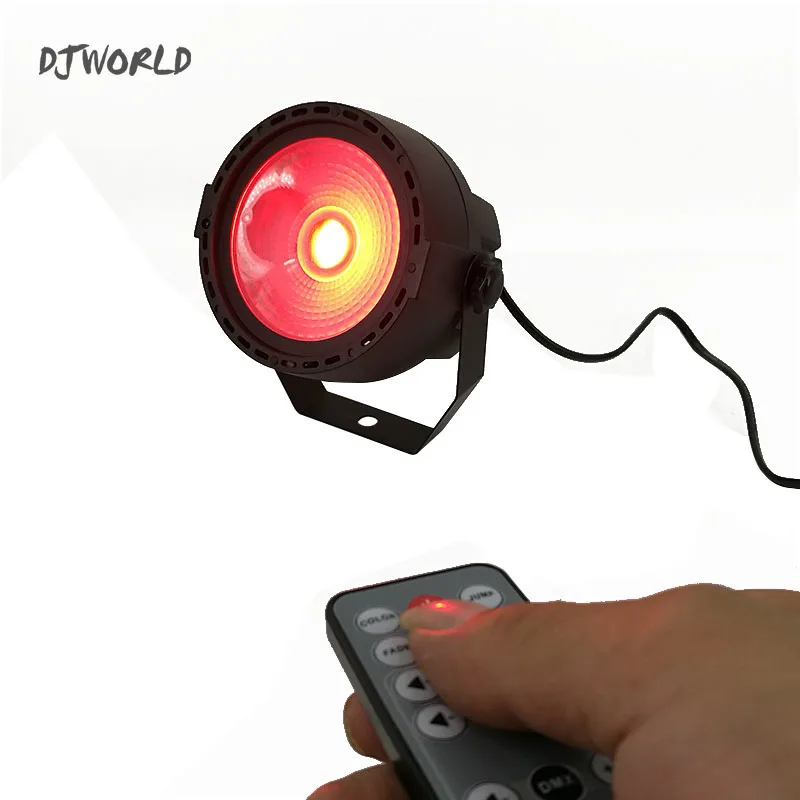 Djworld LED Par COB 30W RGB Stage Effect Lighting High Bright For DJ Disco Light Birthday Party Wedding Decoration Dance Floor | Лампы и