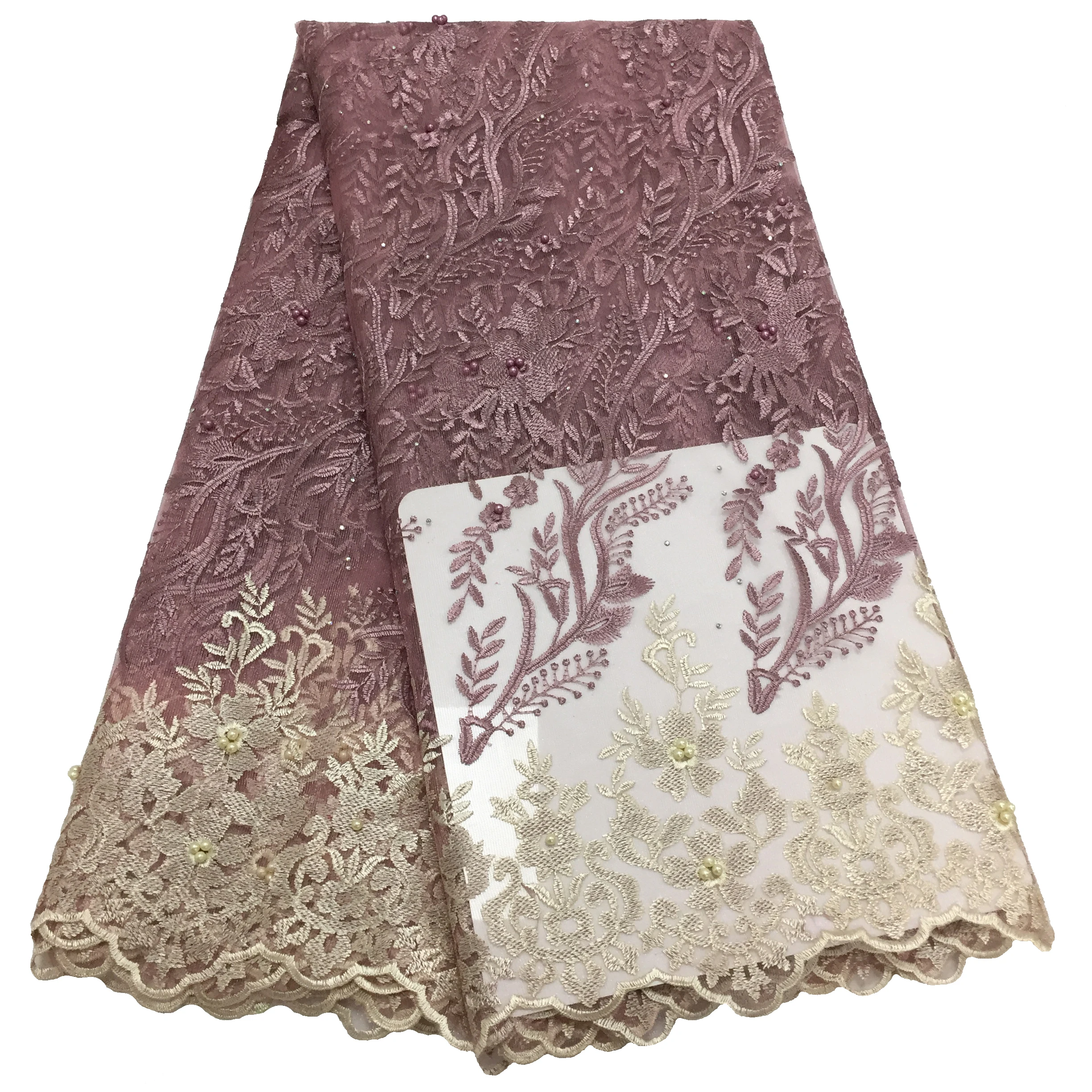 

African Lace Fabric 2020 High quality Nigerian French Wedding dress