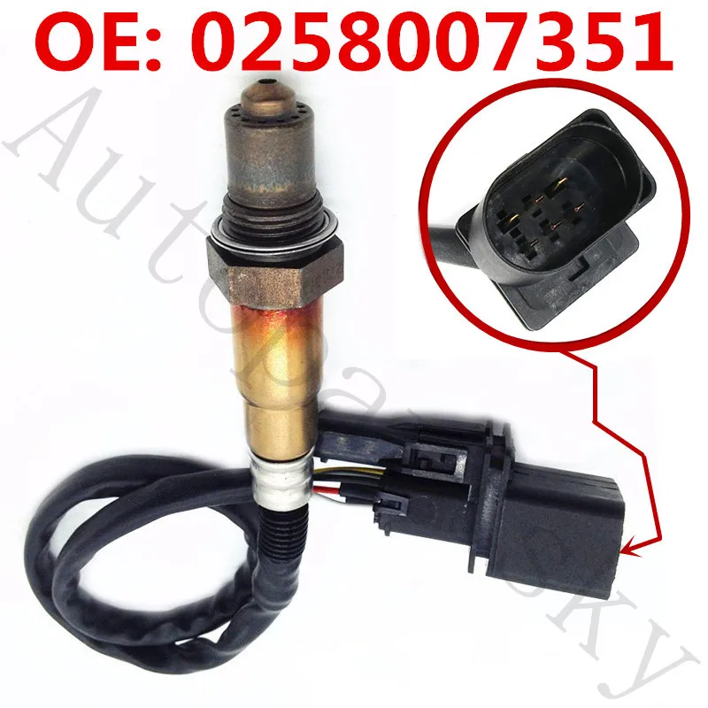 

Датчик кислорода O2 для Volkswagen Jetta 1.8L-L4 1999-2005 0258007351 0-258-007-351 021906262B 06B906265D