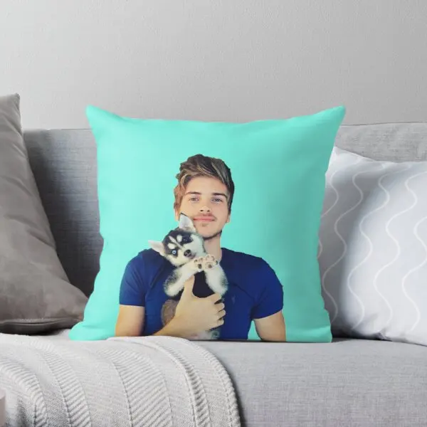 

Joey Graceffa Soft ative Throw Pillow Cover Print Pillow Case Wedding Bed Pillows NOT Included