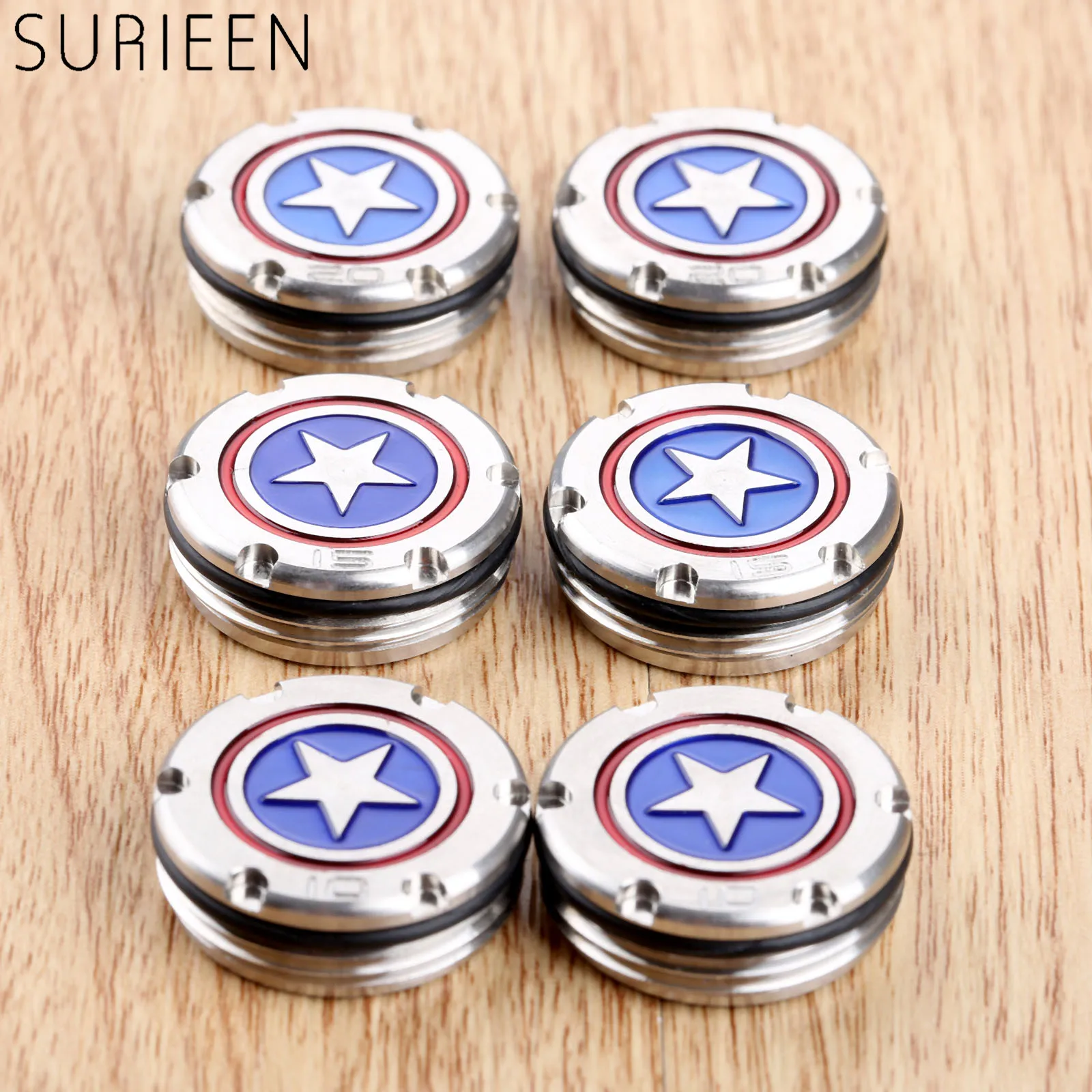 1 пара(2 шт.) клюшка для клюшек для гольфа captain america Star Shield вес s для Titleist Scotty Cameron Kombi Putter 10 г/15 г/20 г