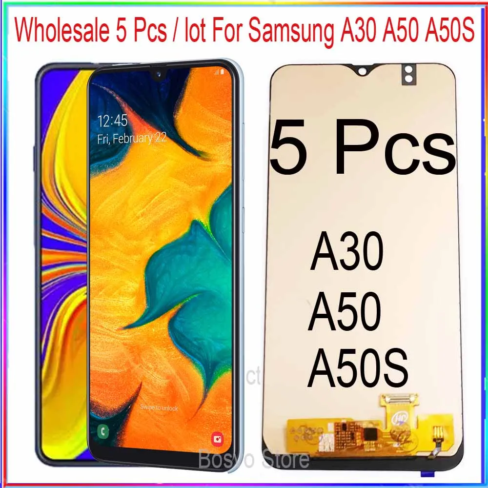 

Wholesale 5 pieces/lot Incell for Samsung A30 A50 A50S LCD screen display A305 A305F/DS A505 A507 with touch assembly