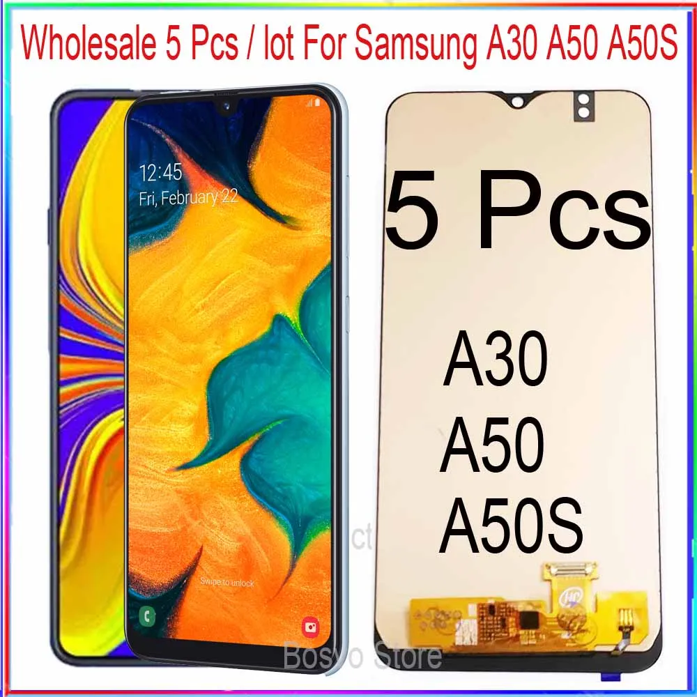 Оптовая продажа 5 шт./лот Incell для Samsung A30 A50 A50S ЖК экран A305 A305F/DS A505 A505F A507 A507F с