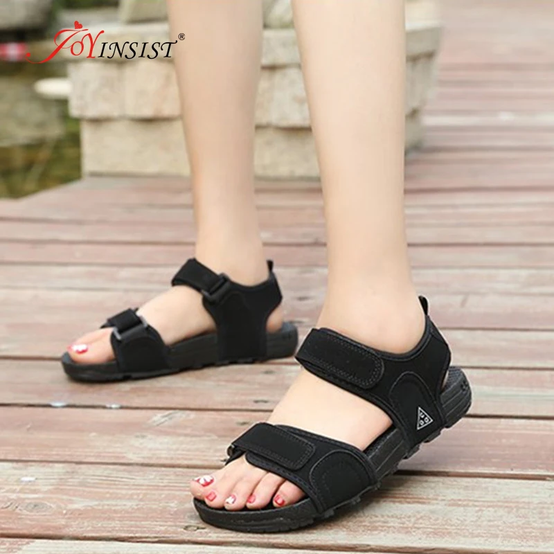 

Summer Casual Style Summer Outdoor Mens Flats Casual Beach Athletic Shoes Breathable Sport Hook&Loop Sandals Roman Shoes 2020