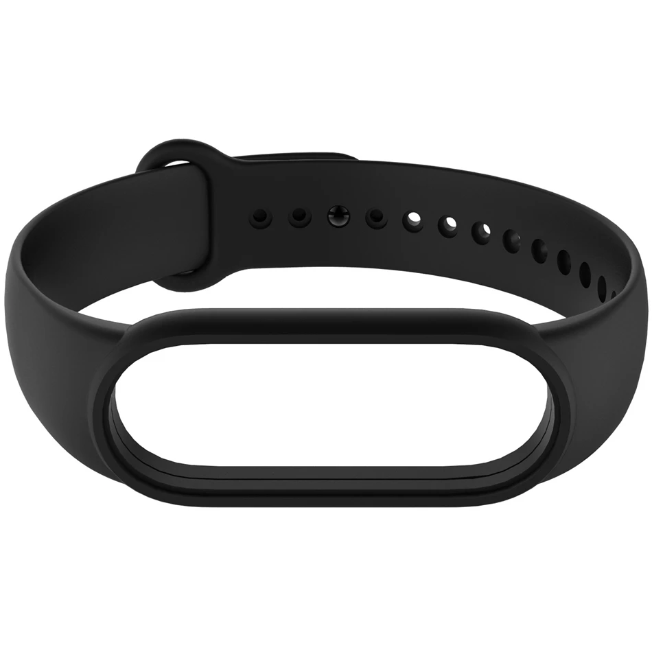 Фото Ремешок силиконовый для Xiaomi Miband 5 Miband5 NFC, аксессуары для смарт-браслета Mi Band 5, защита для Mi5 №5