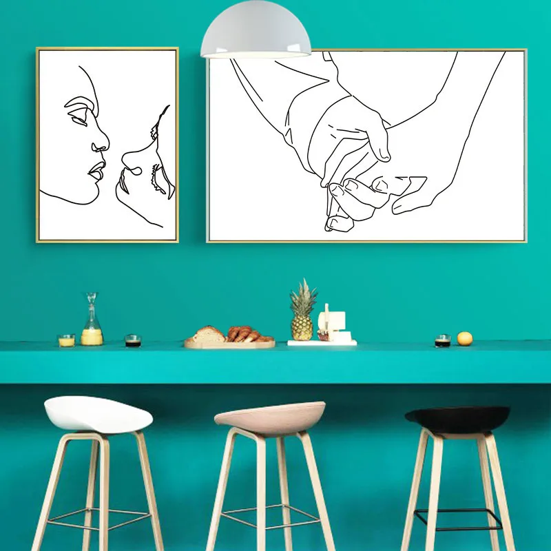 

Nordic Minimalist Figures Line Art Sexy Woman Body Nude Wall Canvas Paintings Drawing Posters Prints Decoration for Livingroom