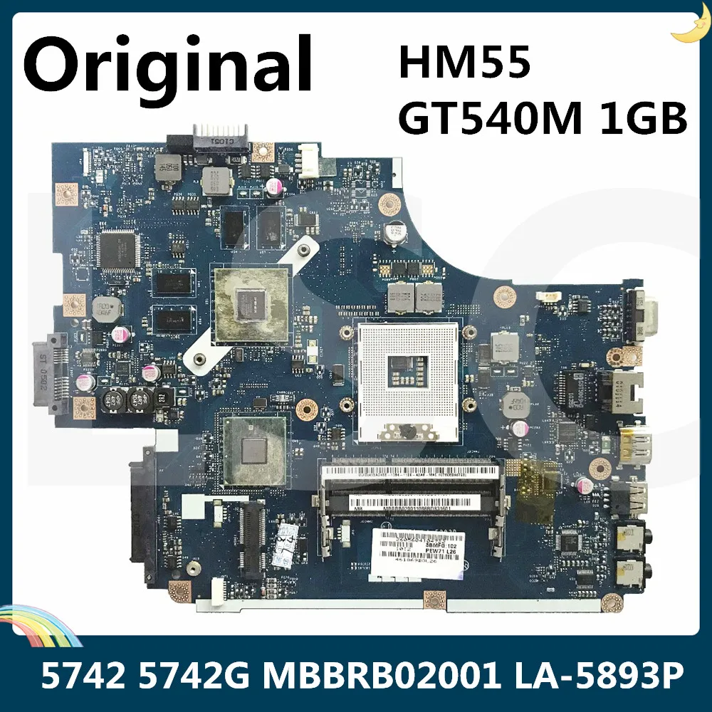 СОП для ACER 5742 5742G материнская плата ноутбука MBBRB02001 MB.BRB02.001 NEW71 LA 5893P 5894P HM55 GT540M 1