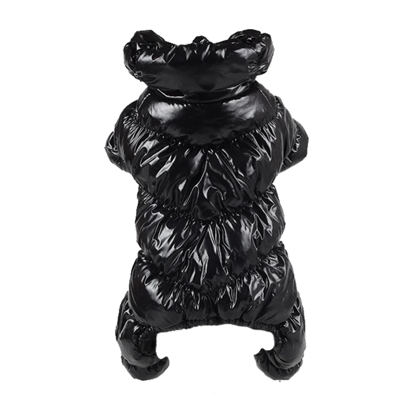 Black Зимняя теплая одежда для домашних животных, котов для кошек Kedi Katten, одежда для щенков, пальто, комбинезон, костюм кошки, пижамы gatos, товары для кошек, para mascotas - Цвет: Black