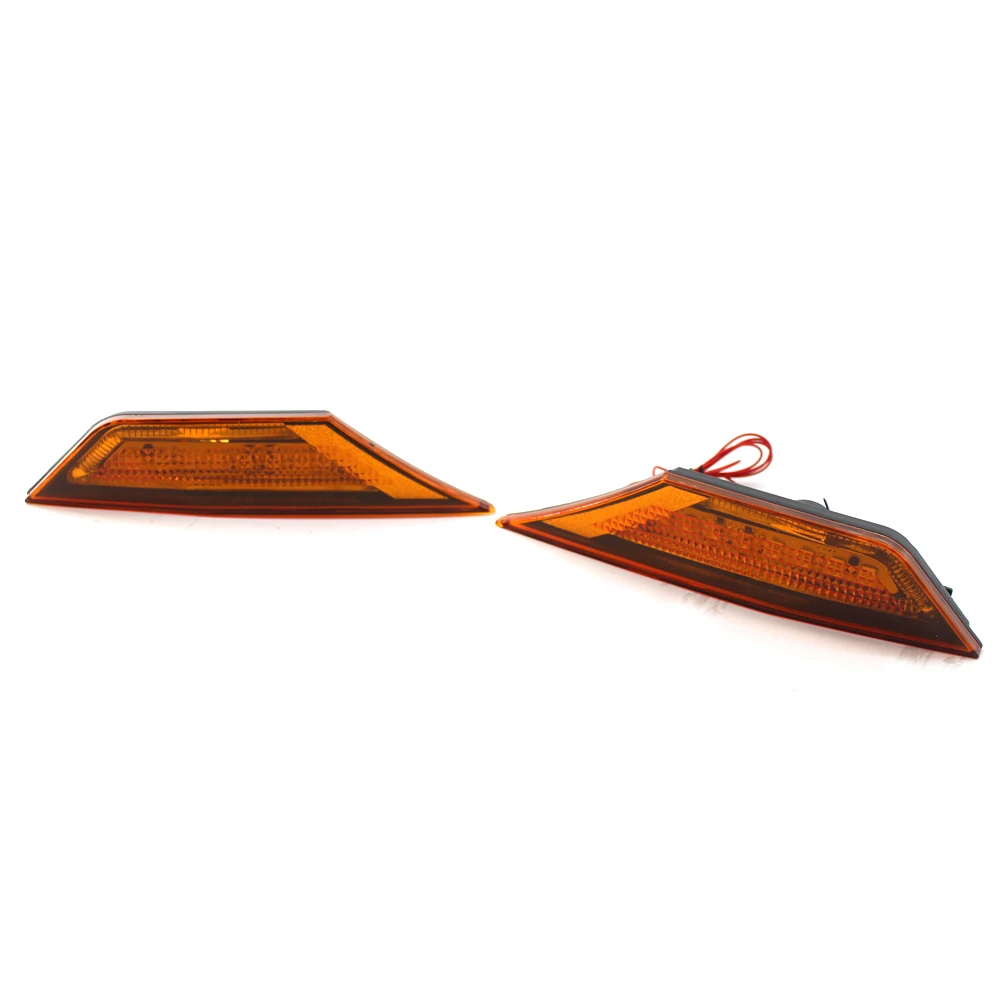 

Amber Type R Style LED Side Marker Indicator Turn signal Light daytime running Lamp for 16-18 17 Honda Civic 2Dr/4Dr/Hatchback