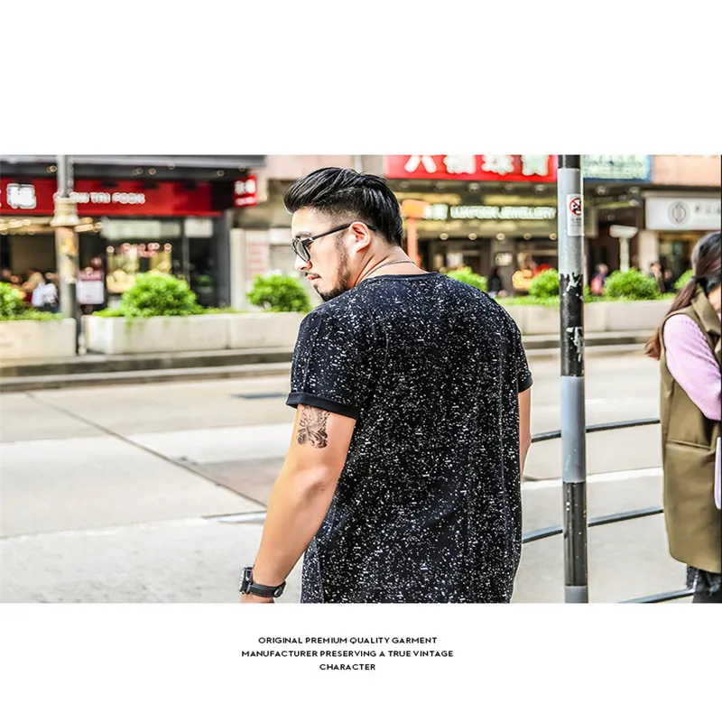 

1083 Men's Short Sleeve Long Shirt Men's Shirt