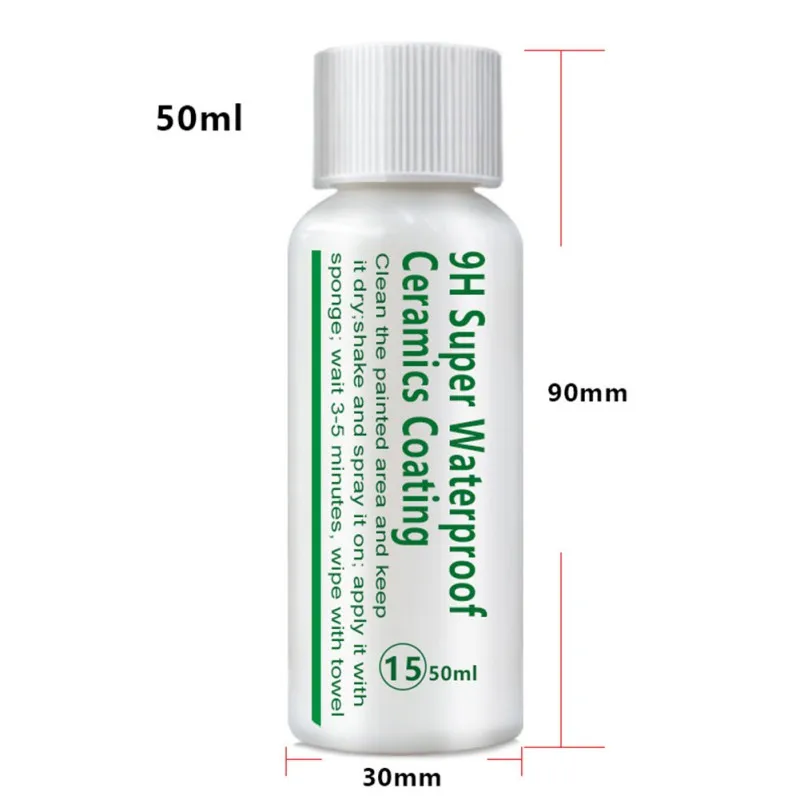 

9H Waterproof Rainproof Nano Hydrophobic Coating Anti-Scratch Car Ceramic Polish Paint Care