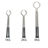 stainless steel crucible tongs 2kg graphite melting holder gold melting furnace attachment jewelry tools