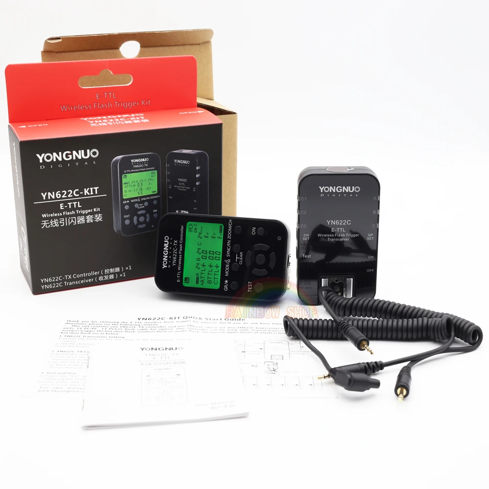 Беспроводная YONGNUO E TTL триггером вспышки YN622C KIT контроллера передатчика TX +