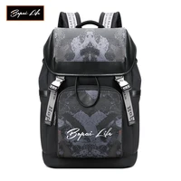 bopai life mens travel backpack usb charging leisure trip bag backpacking large capacity water repellent outdoor sports packs