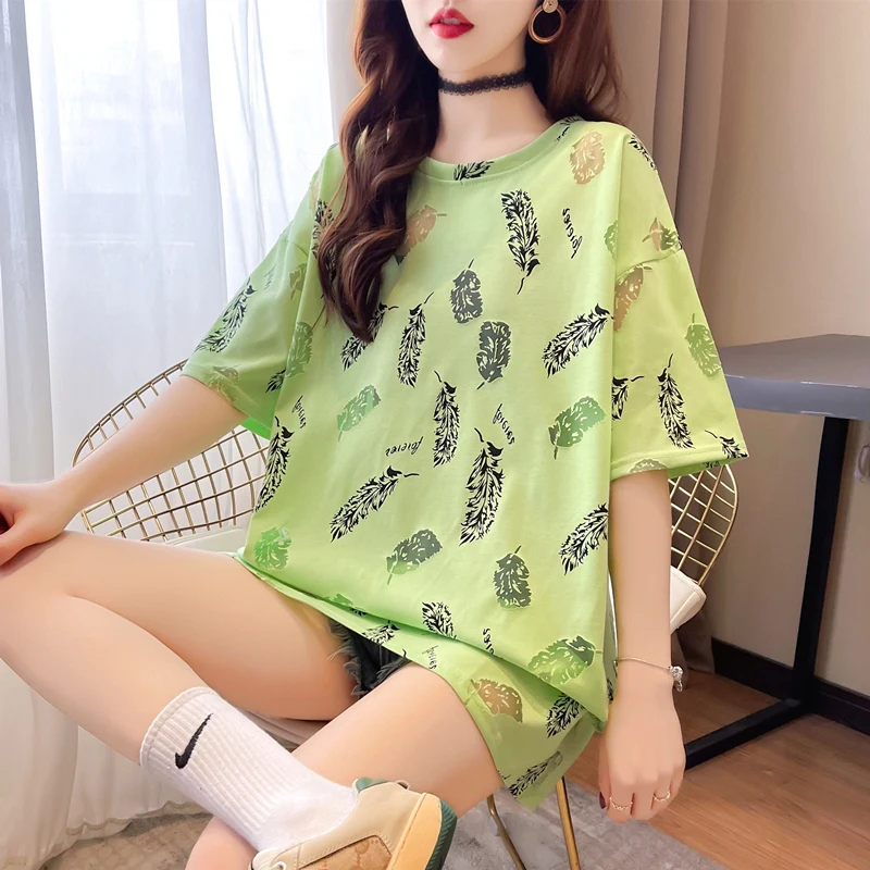 #0631 розовая зеленая белая футболка в стиле хип хоп женские сексуальные