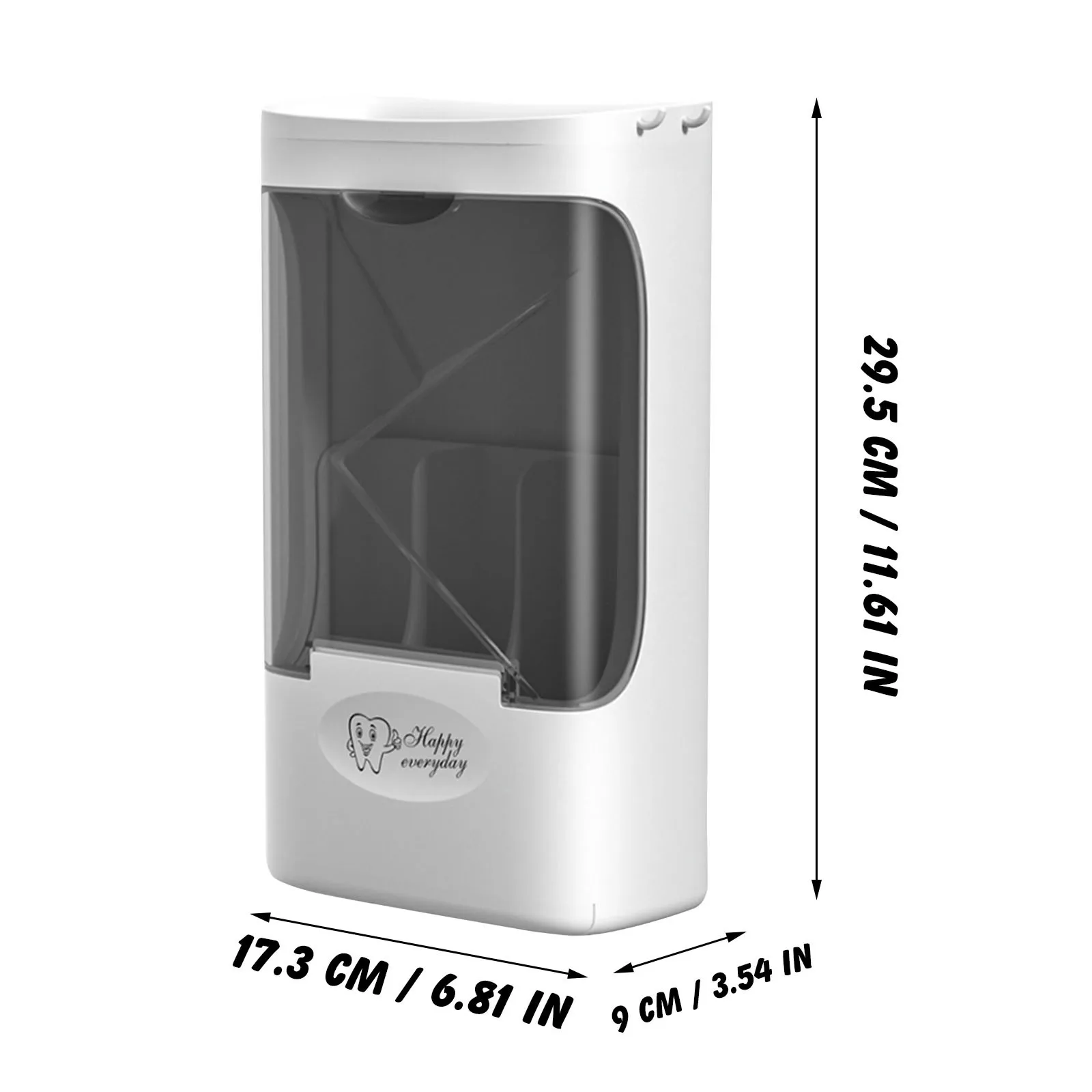 

40# Wall Mounted Non Perforated Disinfection Chopsticks Cage Lid Tableware Box Drain Rack Chopstick Cage Kitchen Drying Tool