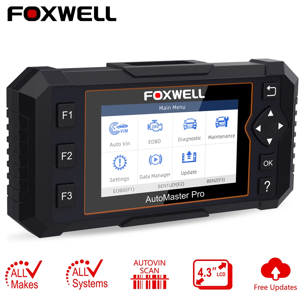 OBD2 автомобильный диагностический инструмент Foxwell NT624 Элитная полная система OBD 2