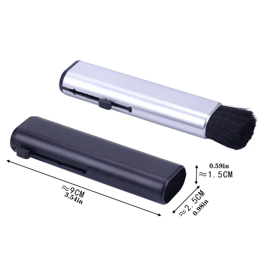 

1PC Car Conditioning Air Outlet Brush Retractable Cleaning Brush Computer Keyboard Cleaning Plastic Small Soft Brush Durable