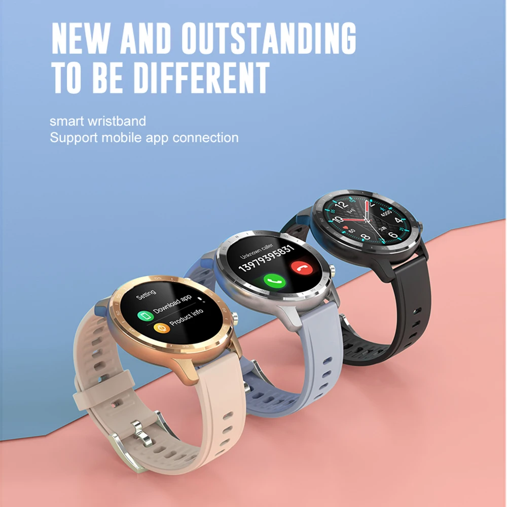 

MISIRUN S30 Smart Watch for Men Women Fitness Tracker DIY Dial Bluetooth Call Sleep Men's Sport Smartwatch for IOS Adroid Huawei
