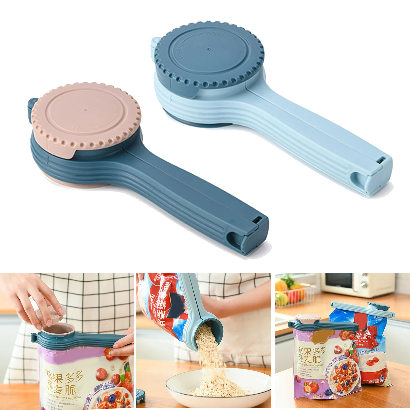 

Food Sealing Clip Pour Food Bag Clip Keep Food Fresh Kitchen Tools GHS99
