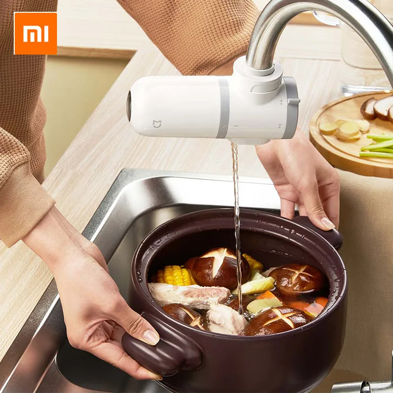 Xiaomi Water Faucet Purifiers Kitchen Percolator Filter Activated Carbon Device Rust Bacteria Removal Tool | Электроника