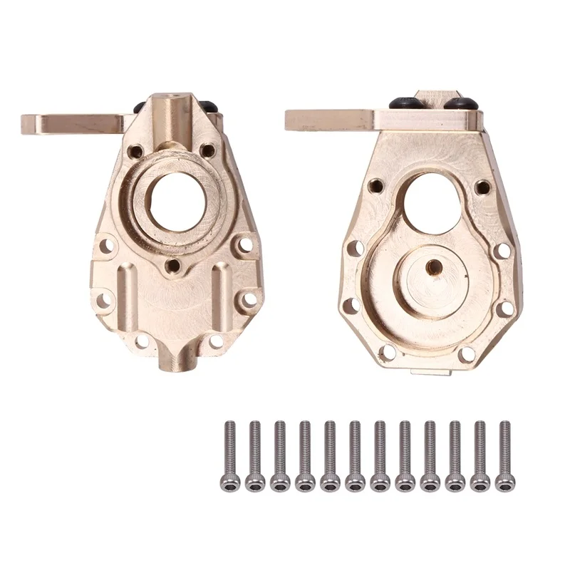 

2Pcs Brass Portal Housing Front Steering Knuckle Counterweight for RC Crawler Traxxas TRX-4 TRX4 8252 Upgrade Parts