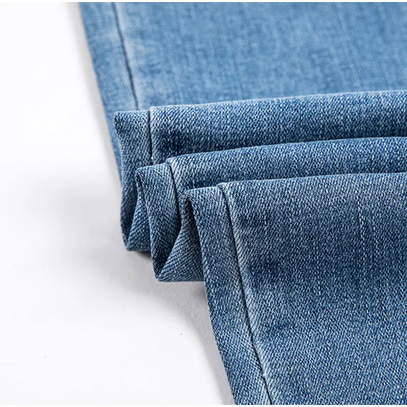 

Women Plus Size Basic Skinny Pencil Jeans Capris Denim Pants 3Xl 4Xl Spring Gray Light Blue Casual Stretch Ankle Length Slim