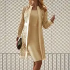 Женское платье для матери невесты, платье до колена с длинным рукавом, официальное вечернее платье, платье для вечеринки, женское платье