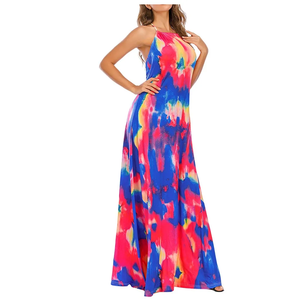 Модное летнее однотонное Бандажное платье с v образным вырезом длинные черные