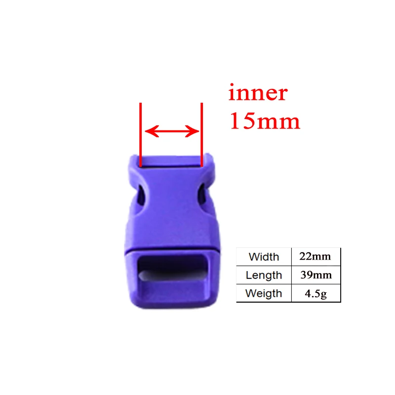 Пластиковые боковые Изогнутые Пряжки долговечные аксессуары для ошейников