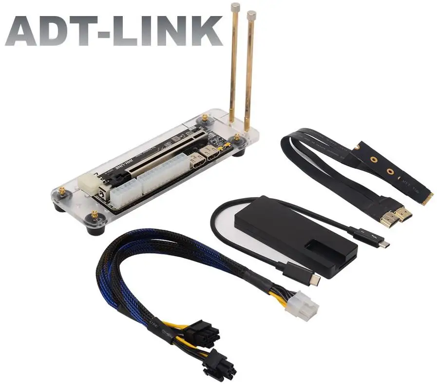 

Внешний удлинитель для графической карты PCIe3.0 TB3 на x16, кронштейн eGPU, переходник для настольного компьютера Thunderbolt 3, ITX STX NUC GTX1080ti