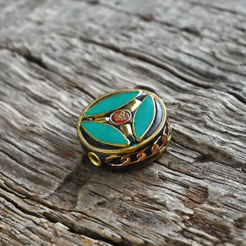 Женский креативный большой круглый кулон в виде глаза Будды подвеска из латуни