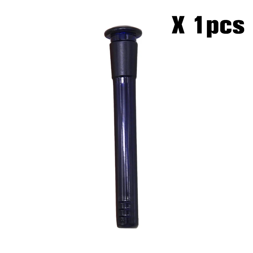 deep blue 120MM Premium Acrylic Downstem Diffuser 14mm 18mm Male Female Joint Colorful Acrylic Plastic Down Stem Glass Banger Water Pipes - Цвет: deep blue