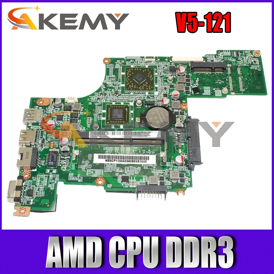 

NBSGP11004 NB.SGP11.004 For Acer Aspire one 725 V5-121 Laptop Motherboard DA0ZHGMB6D0 With AMD CPU DDR3 100% Fully Tested