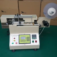 automatic high speed cold and hot trademark cutting machine collar label clothing label woven label cutting machine