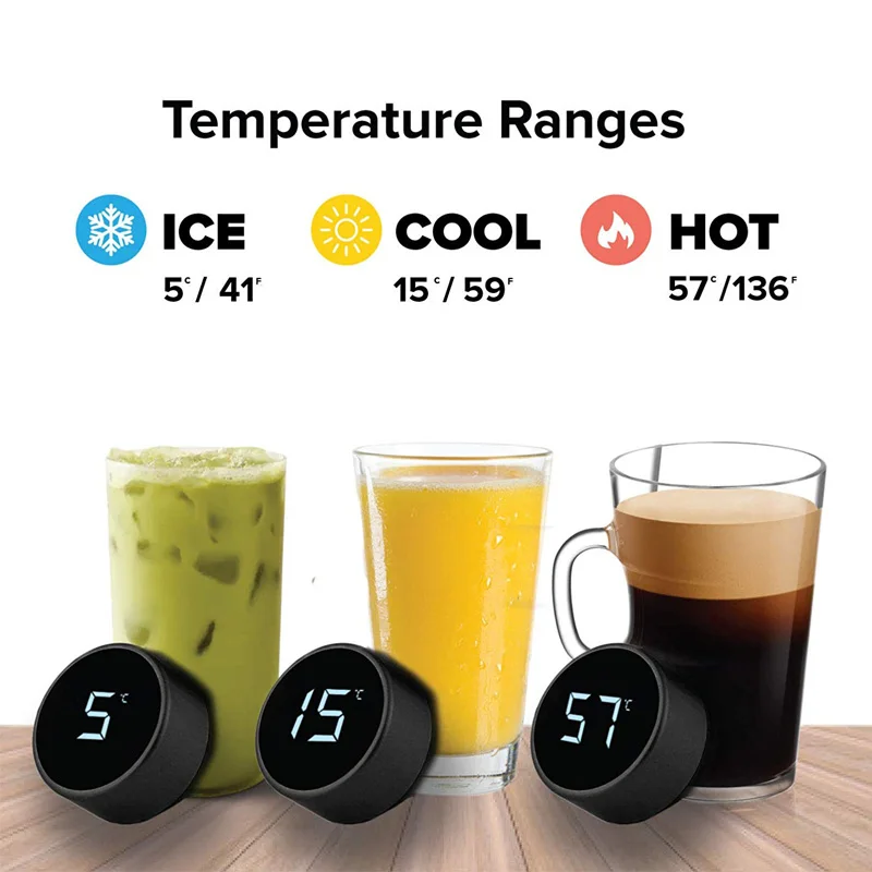 Умная вакуумная Изолированная бутылка для воды Tumblers светодиодный ным