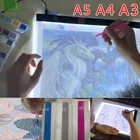 Елис A3 A4 A5 ультра-тонкий светодиодный рисунок цифровой Графика Pad USB светодиодный светильник для планшет для рисования электронные художественной росписи