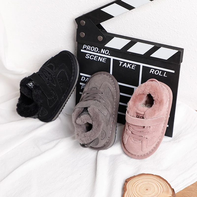 Новая детская обувь из натуральной кожи на осень и зиму 2019 спортивная для