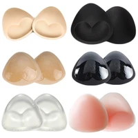 1pair sponge inserts in bra padded for swimsuit breast push up fill brassiere breast patch pads women intimates accessories 2021