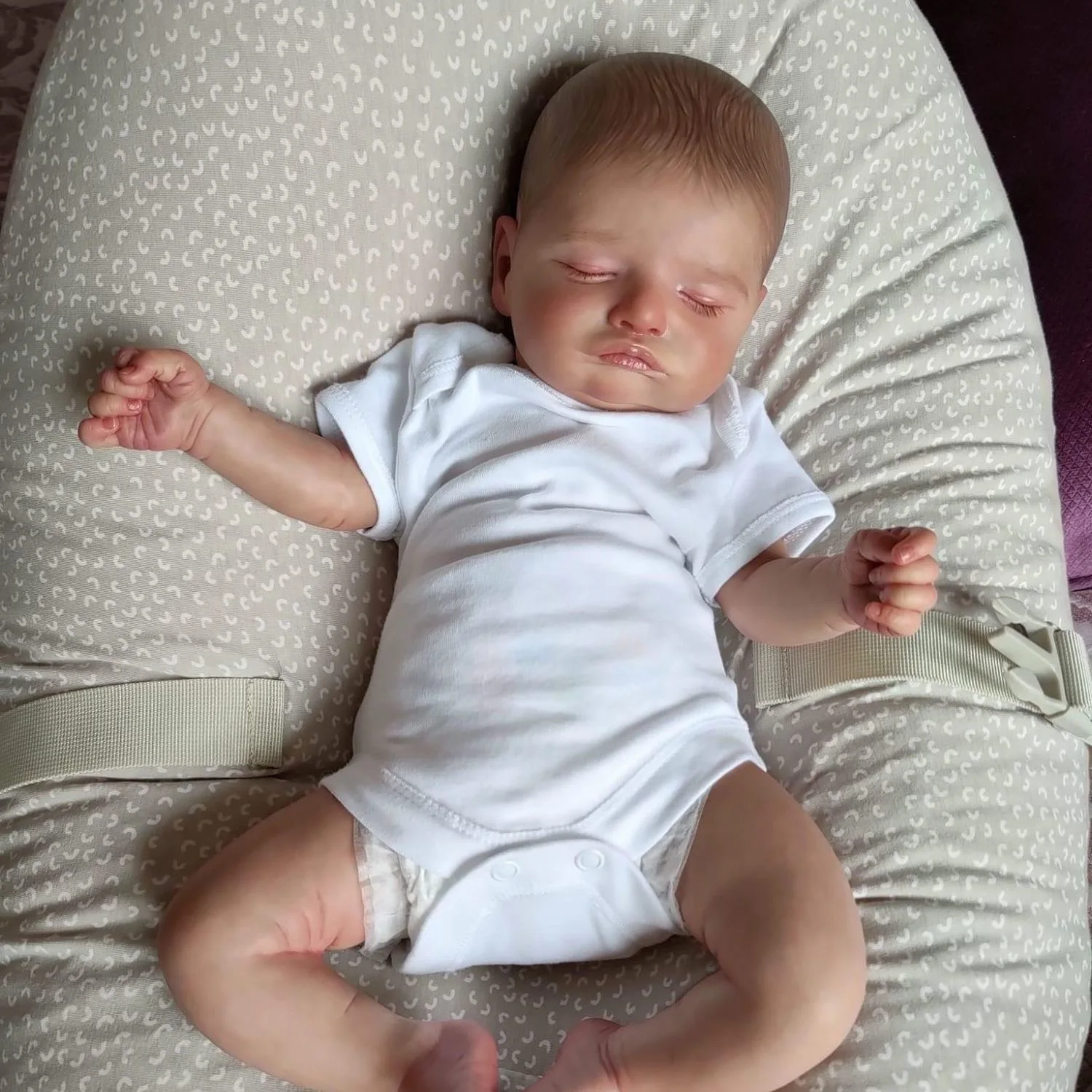 Кукла реборн Реалистичная 48 см милая кукла принцесса для рисования вручную из