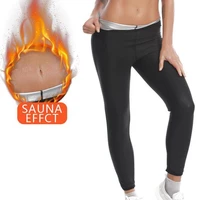 2021 sauna shapers pants thermo sweat suits body shaper slimming pants shorts waist trainer leggings fitness waist workout suits