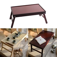 bed tray foldable wooden portable bed desk laptop desk outdoor picnic wooden frame folding table notebook tray computer stand
