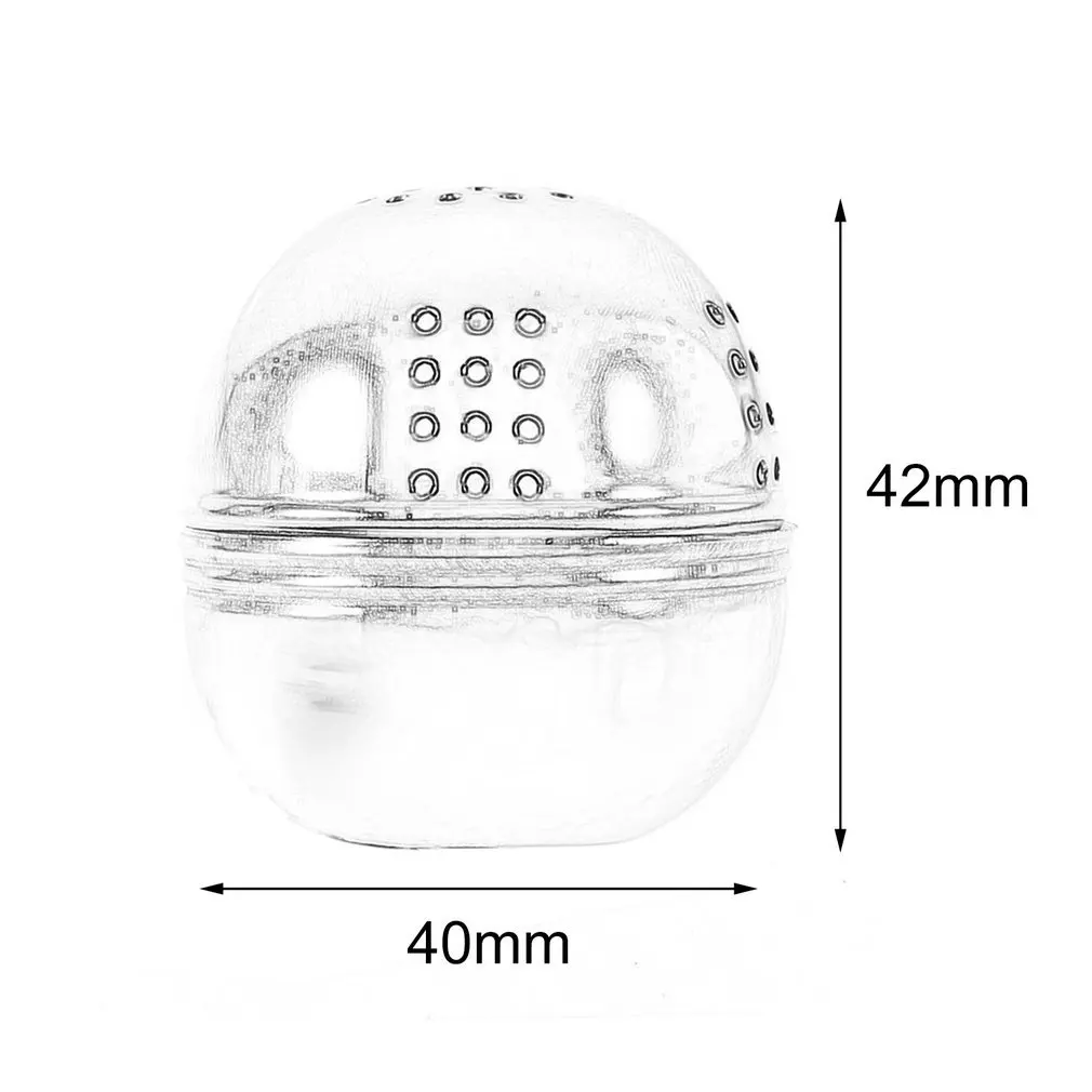 

1pcs Ball Tea Infuser Mesh Filter Silver Stainless Steel Ball teakettles Strainer Tea filter Locking Hot Home Kitchen Tools