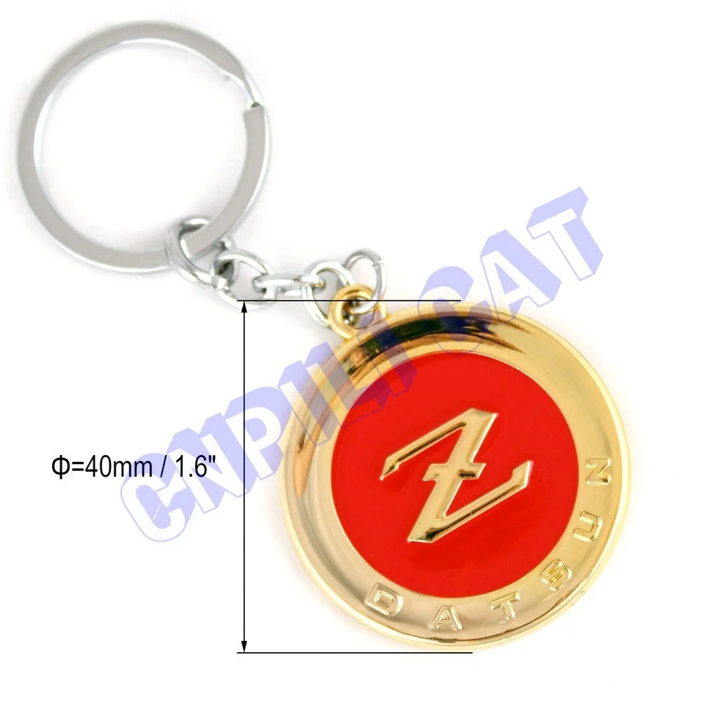 

3D DATSUN Z Logo Car Key Fob Ring Key Chains for NISSAN keychain 350Z 370Z Fairlady
