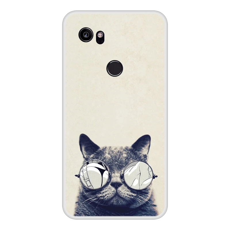 Чехол для Google Pixel 2 XL мягкий силиконовый чехол телефона из ТПУ с крутым рисунком 2XL