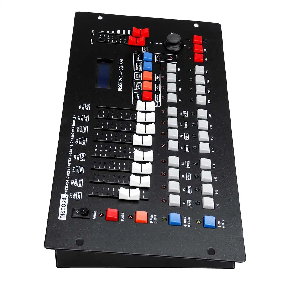 Профессиональный 192 DMX контроллер диджей оборудование lcd DMX 512 консольное освещение для светодиодный Par движущийся прожектор DJ контроллер