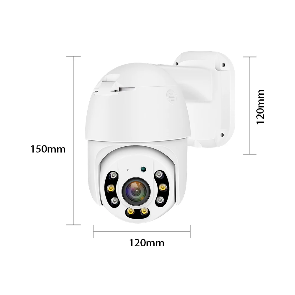 

KORANG 5MP Security Camera WIFI Outdoor PTZ Speed Dome Wireless IP Camera CCTV Pan Tilt 5XZoom IR Network Surveillance P2P CAM