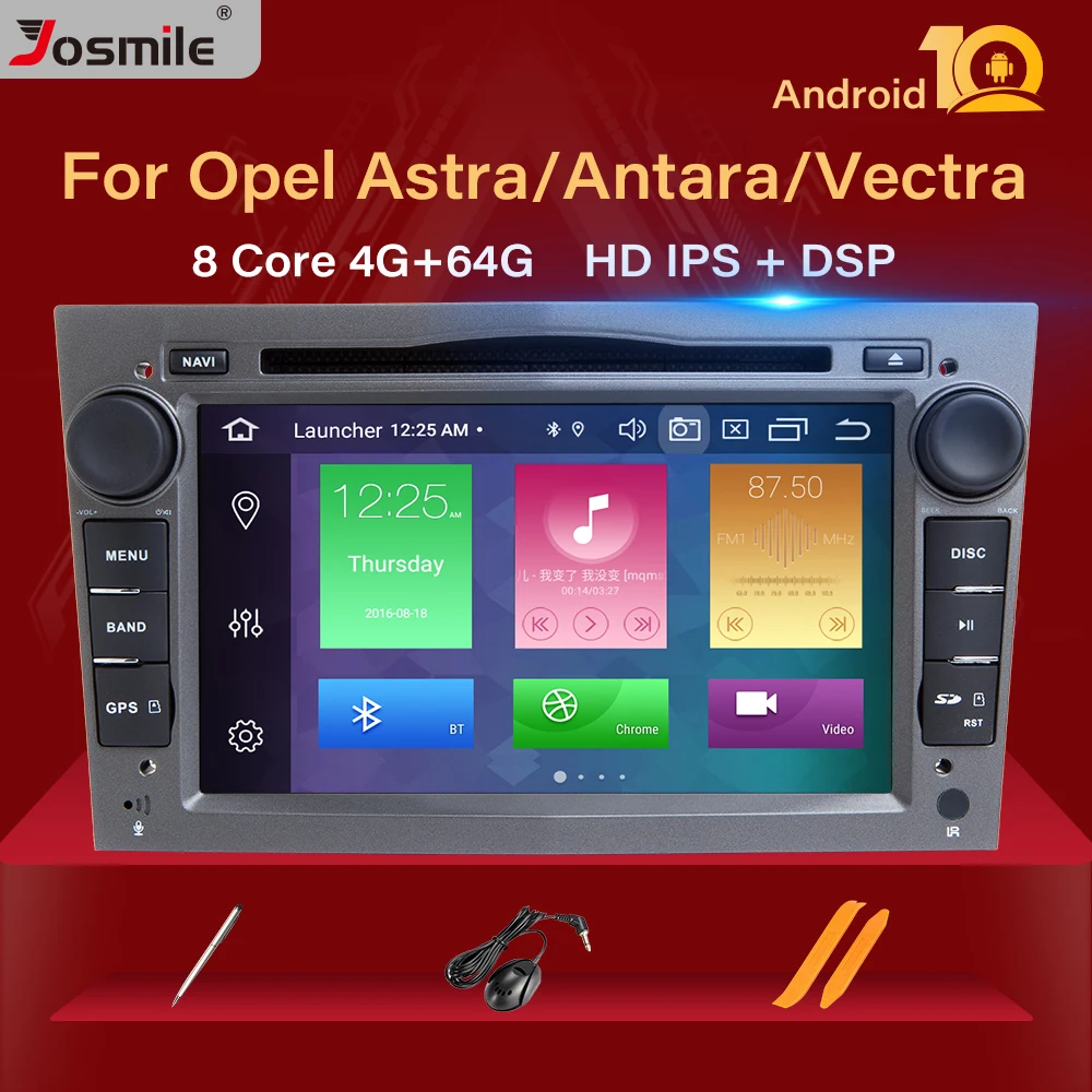Автомагнитола 2 Din Android 10 DVD плеер для Opel Vectra C Zafira B Corsa D Astra H G J Meriva Vivaro